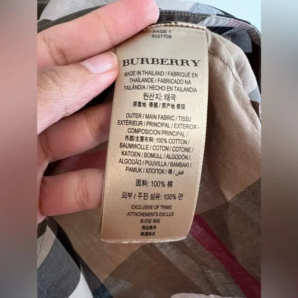 Burberry woman shirt dress US 4 - Picture 7 of 14